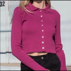 Brandy Melville pink cardigan